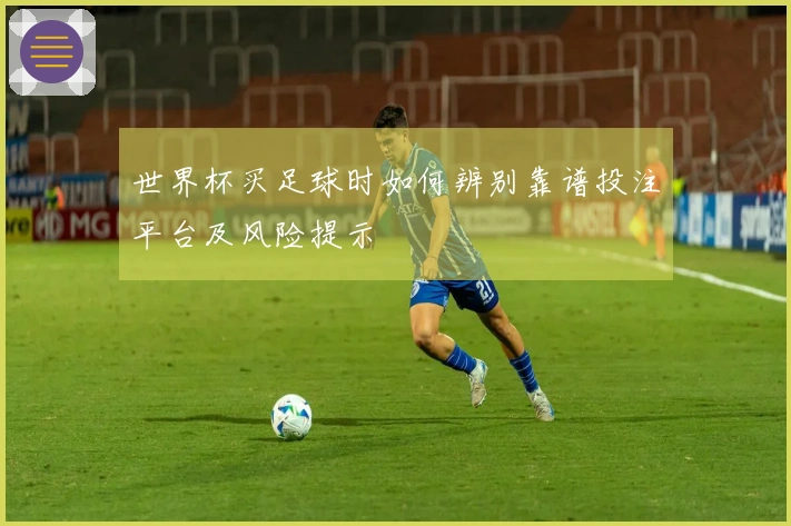 世界杯买足球时如何辨别靠谱投注平台及风险提示