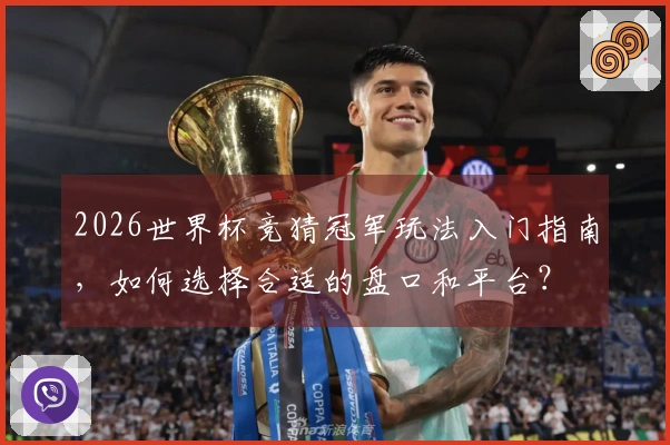 2026世界杯竞猜冠军玩法入门指南，如何选择合适的盘口和平台？