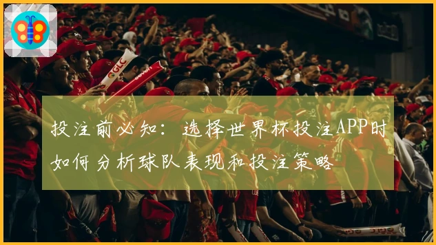 投注前必知：选择世界杯投注APP时如何分析球队表现和投注策略